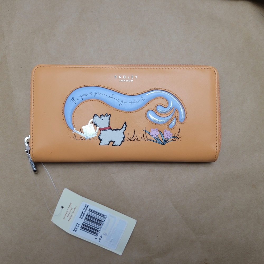 Radley London Wallet Orange Leather